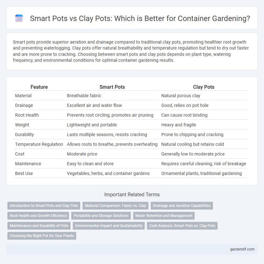Smart Pots vs Clay Pots: Which is Better for Container Gardening?