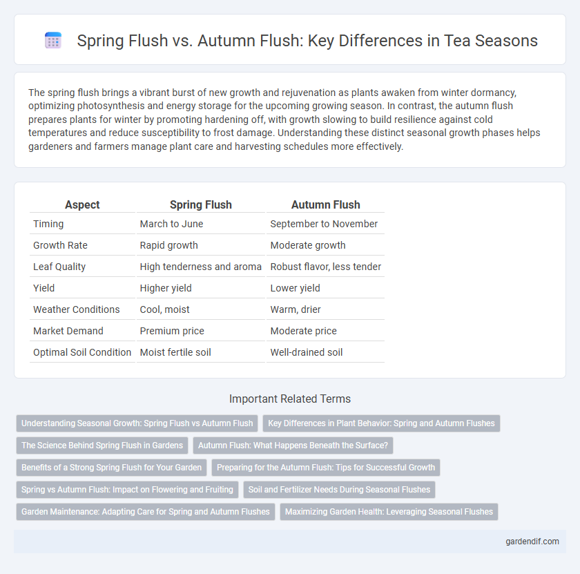 Spring Flush vs. Autumn Flush: Key Differences in Tea Seasons