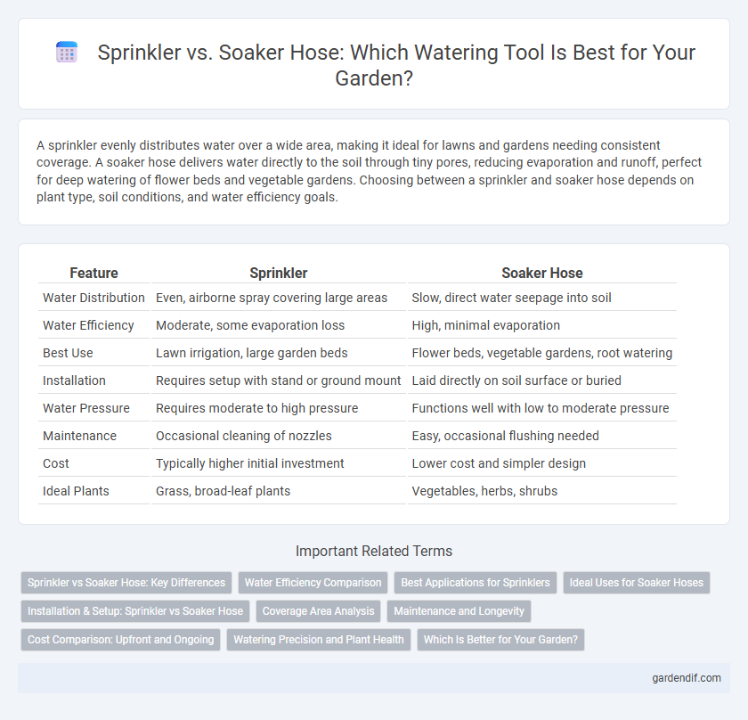 Sprinkler vs. Soaker Hose: Which Watering Tool Is Best for Your Garden?
