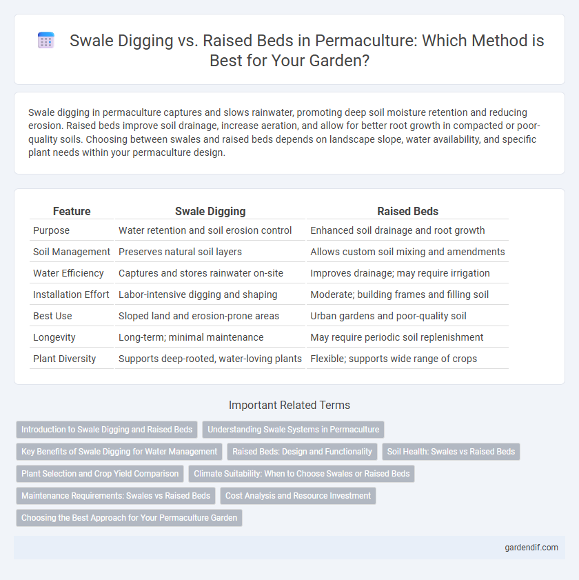 Swale Digging vs. Raised Beds in Permaculture: Which Method is Best for Your Garden?