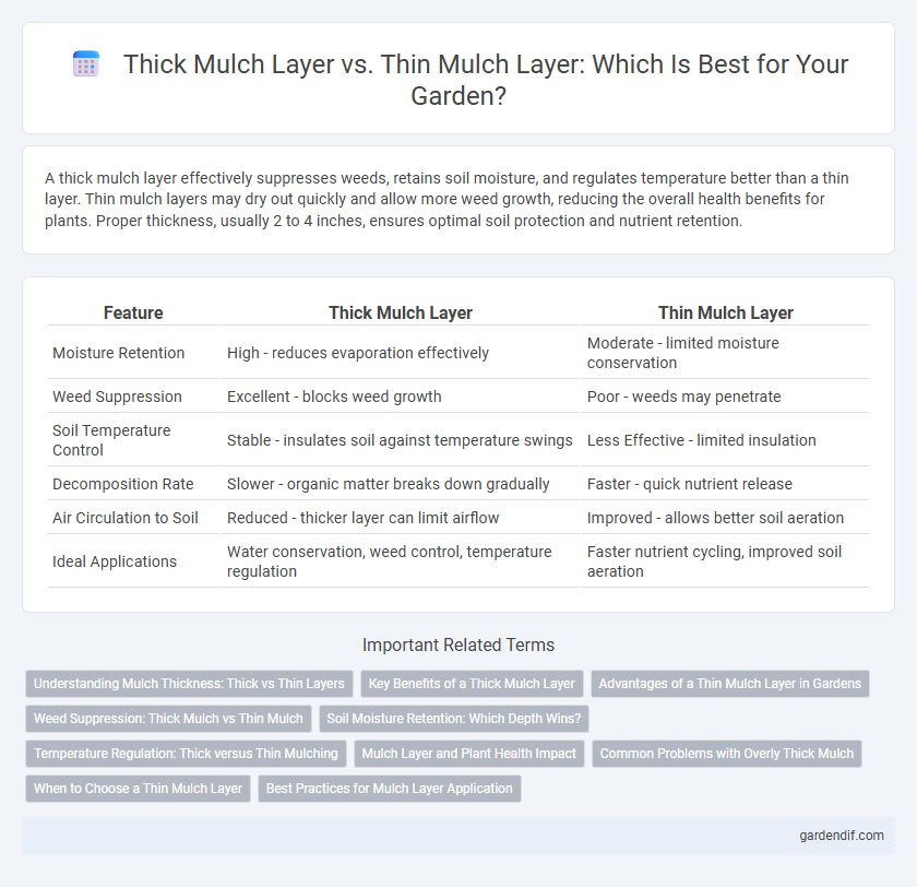 Thick Mulch Layer vs. Thin Mulch Layer: Which Is Best for Your Garden?