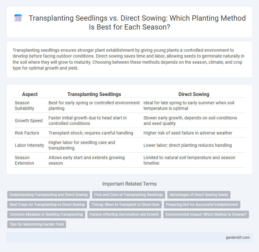 Transplanting Seedlings vs. Direct Sowing: Which Planting Method Is Best for Each Season?