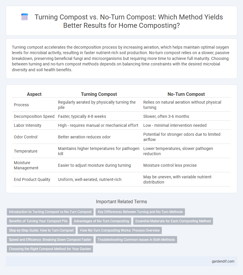 Turning Compost vs. No-Turn Compost: Which Method Yields Better Results for Home Composting?
