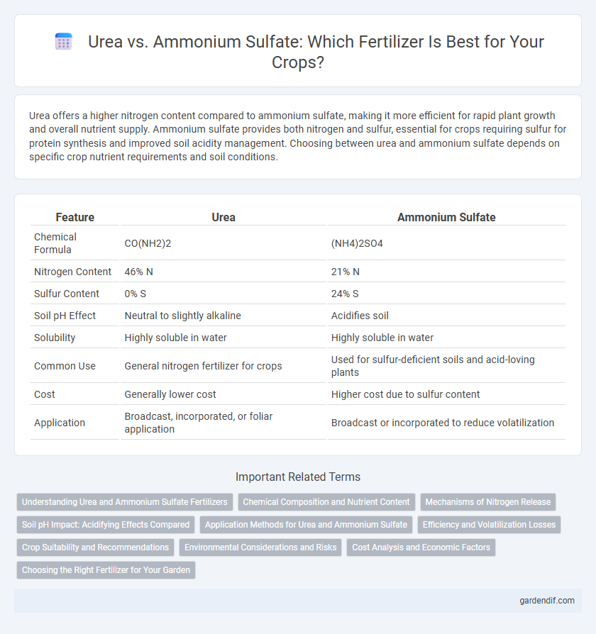 Urea vs. Ammonium Sulfate: Which Fertilizer Is Best for Your Crops?