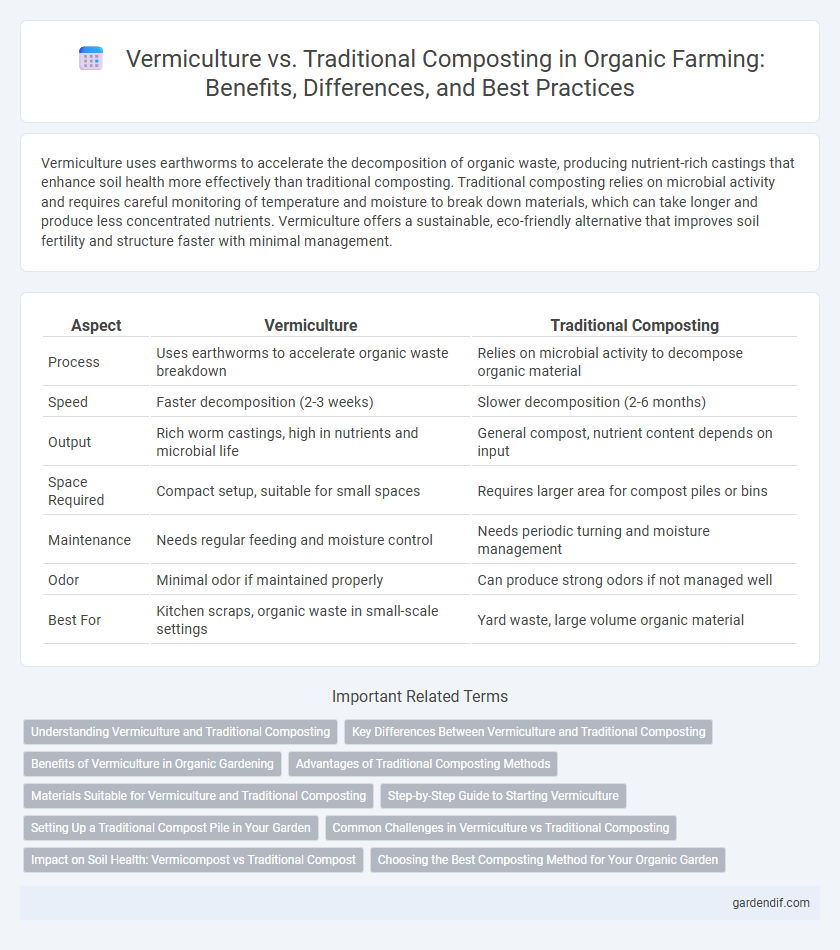 Vermiculture vs. Traditional Composting in Organic Farming: Benefits, Differences, and Best Practices