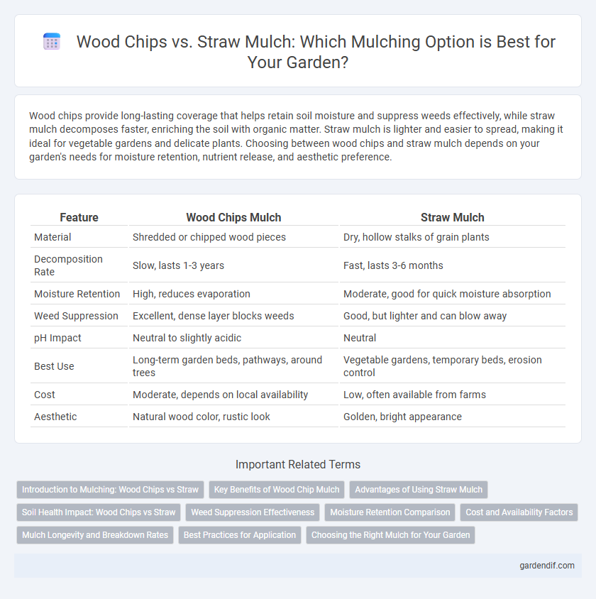Wood Chips vs. Straw Mulch: Which Mulching Option is Best for Your Garden?