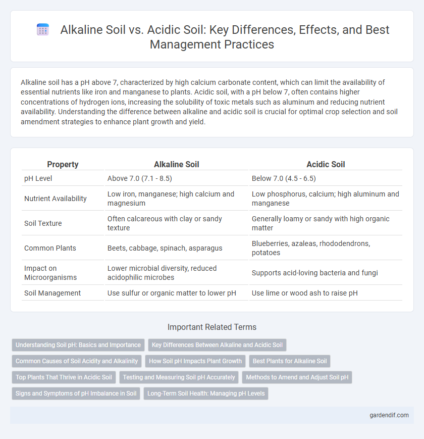 Alkaline Soil vs. Acidic Soil: Key Differences, Effects, and Best Management Practices