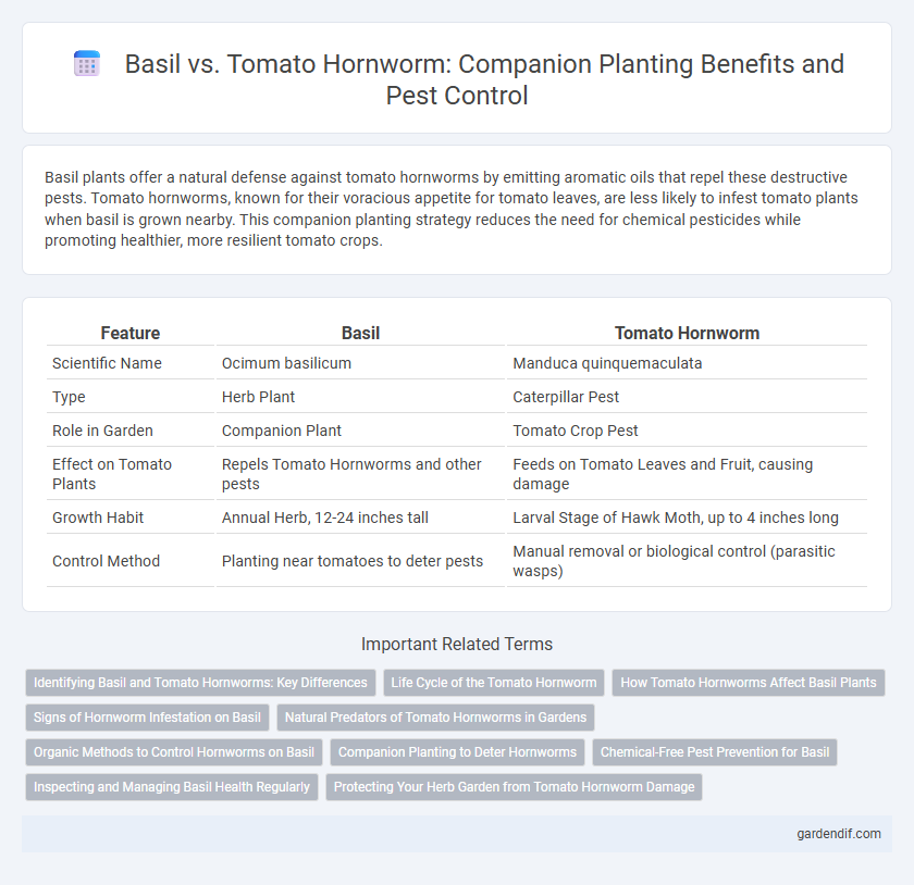 Basil vs. Tomato Hornworm: Companion Planting Benefits and Pest Control