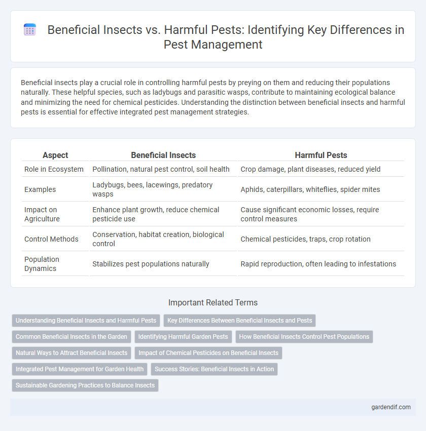 Beneficial Insects vs. Harmful Pests: Identifying Key Differences in Pest Management