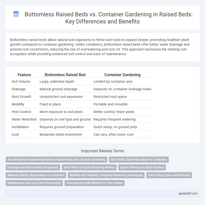 Bottomless Raised Beds vs. Container Gardening in Raised Beds: Key Differences and Benefits