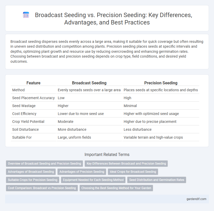 Broadcast Seeding vs. Precision Seeding: Key Differences, Advantages, and Best Practices