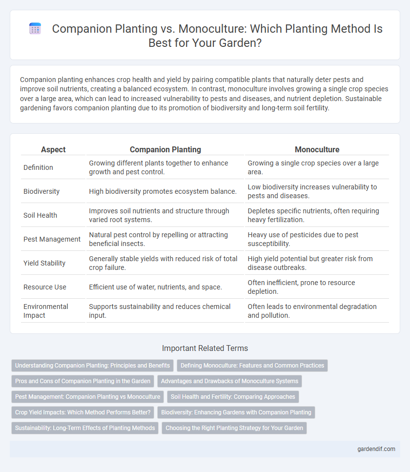 Companion Planting vs. Monoculture: Which Planting Method Is Best for Your Garden?
