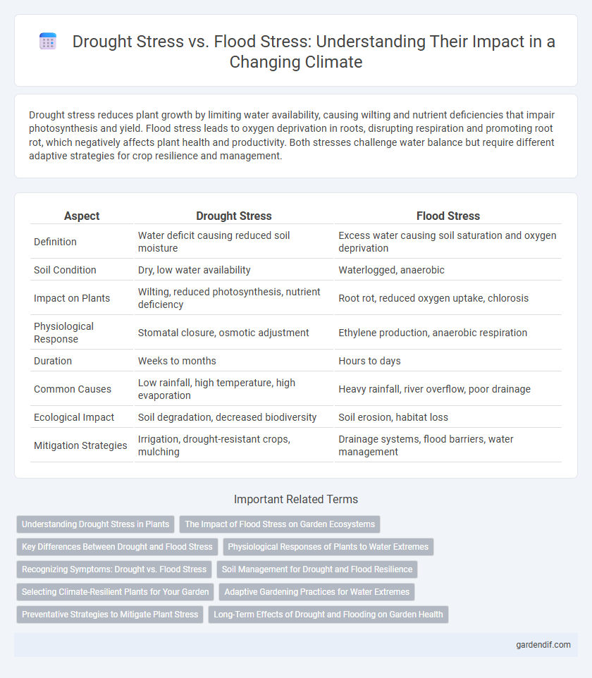 Drought Stress vs. Flood Stress: Understanding Their Impact in a Changing Climate