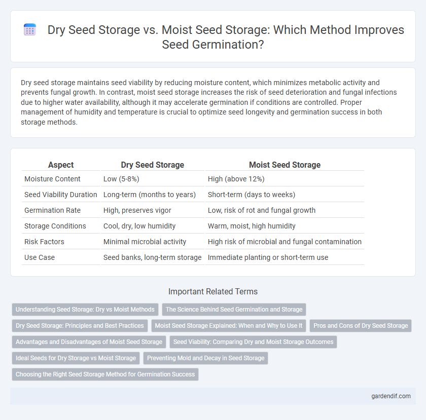 Dry Seed Storage vs. Moist Seed Storage: Which Method Improves Seed Germination?