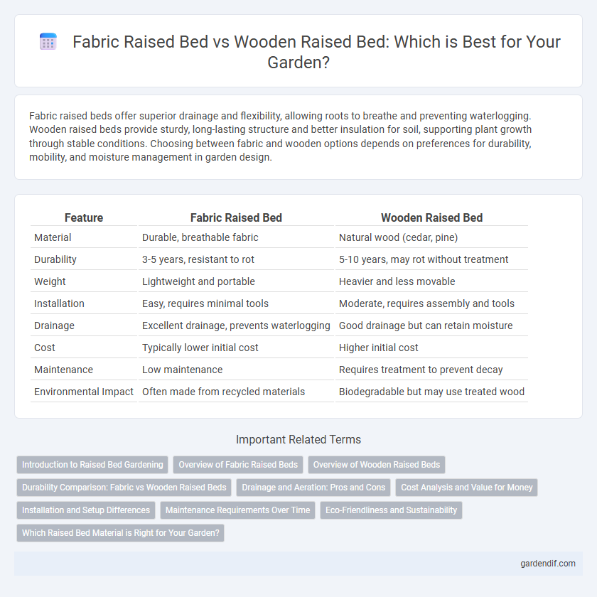 Fabric Raised Bed vs Wooden Raised Bed: Which is Best for Your Garden?
