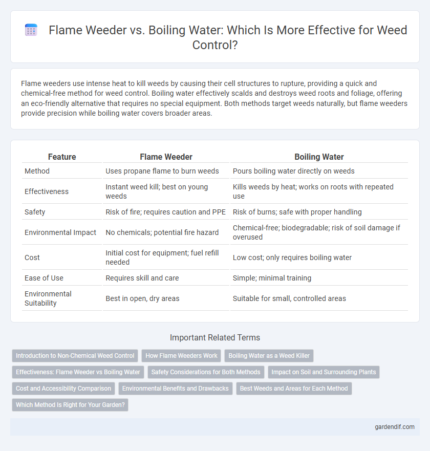 Flame Weeder vs. Boiling Water: Which Is More Effective for Weed Control?