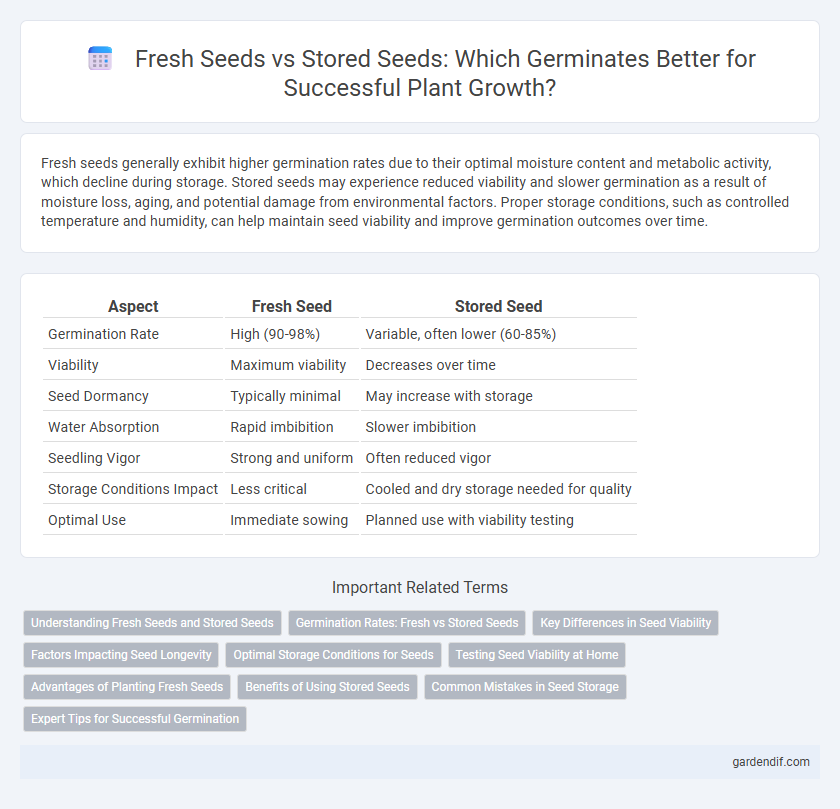 Fresh Seeds vs Stored Seeds: Which Germinates Better for Successful Plant Growth?