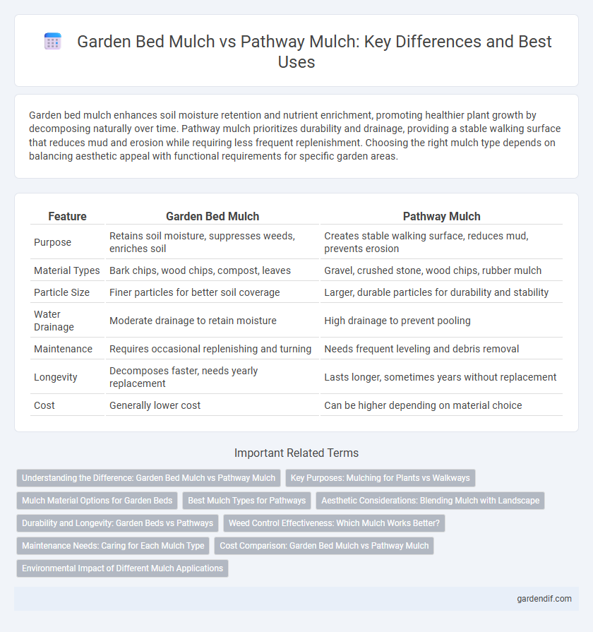 Garden Bed Mulch vs Pathway Mulch: Key Differences and Best Uses