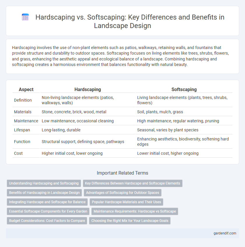 Hardscaping vs. Softscaping: Key Differences and Benefits in Landscape Design