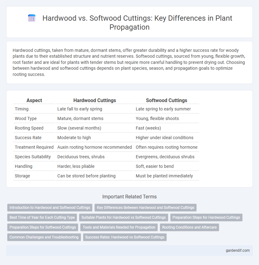 Hardwood vs. Softwood Cuttings: Key Differences in Plant Propagation