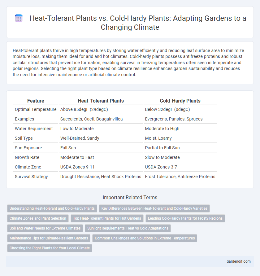 Heat-Tolerant Plants vs. Cold-Hardy Plants: Adapting Gardens to a Changing Climate