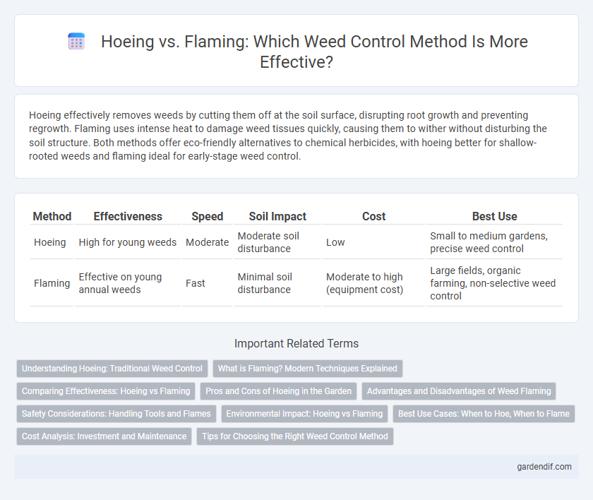 Hoeing vs. Flaming: Which Weed Control Method Is More Effective?
