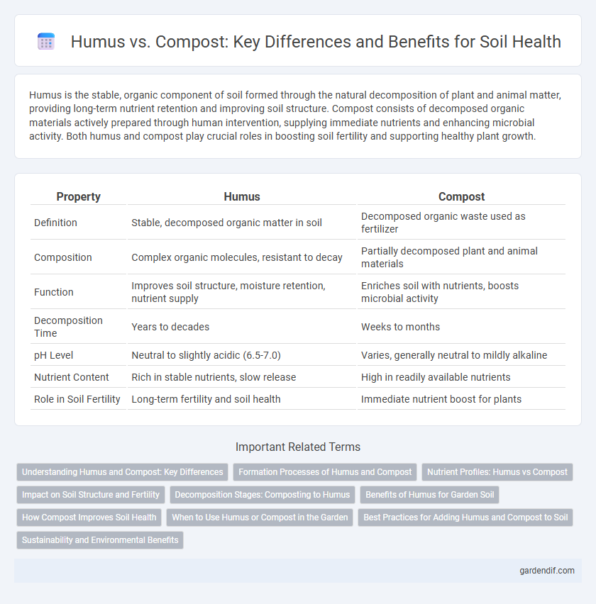Humus vs. Compost: Key Differences and Benefits for Soil Health