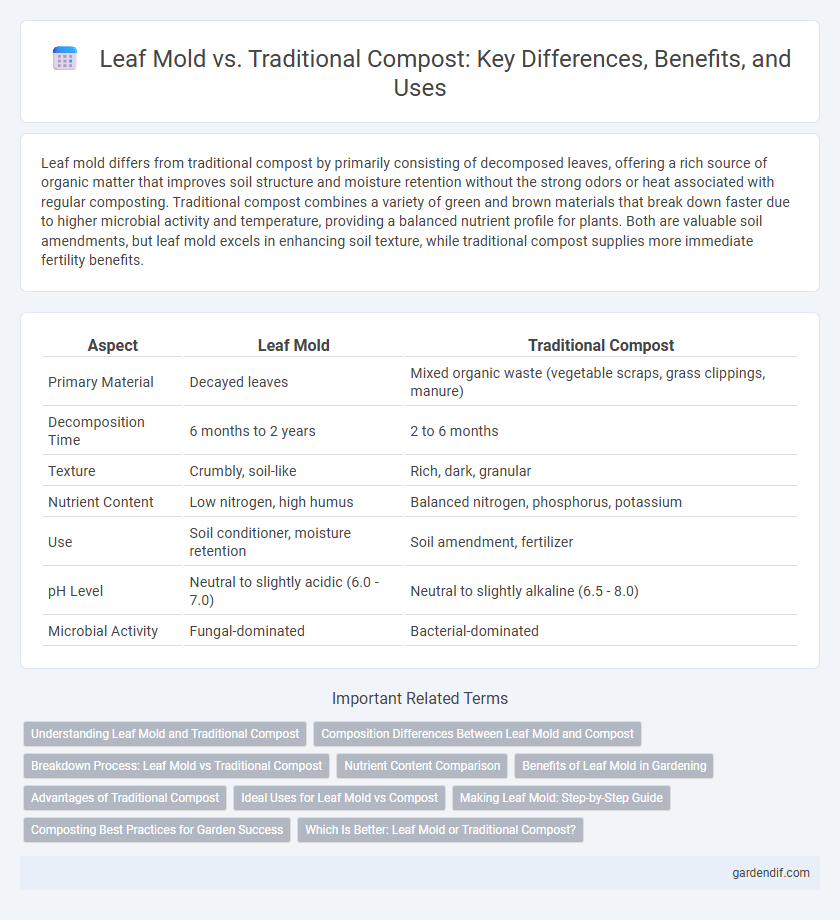 Leaf Mold vs. Traditional Compost: Key Differences, Benefits, and Uses