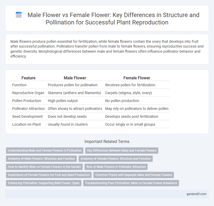 Male Flower vs Female Flower: Key Differences in Structure and Pollination for Successful Plant Reproduction