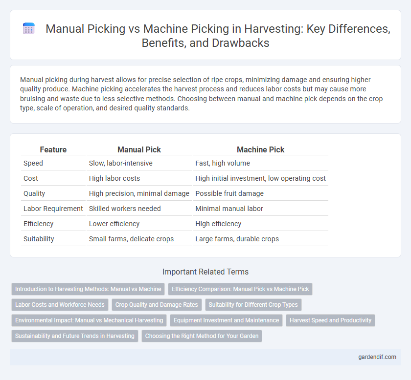 Manual Picking vs Machine Picking in Harvesting: Key Differences, Benefits, and Drawbacks