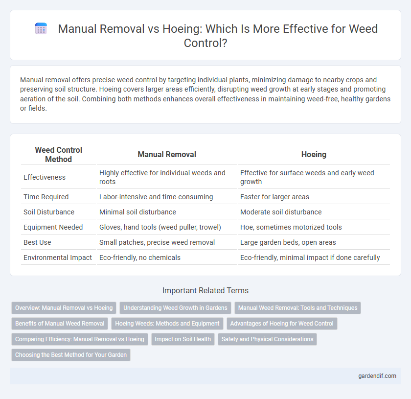 Manual Removal vs Hoeing: Which Is More Effective for Weed Control?
