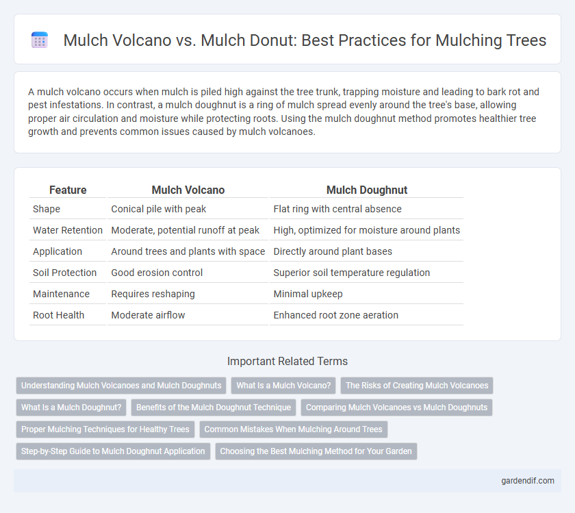 Mulch Volcano vs. Mulch Donut: Best Practices for Mulching Trees