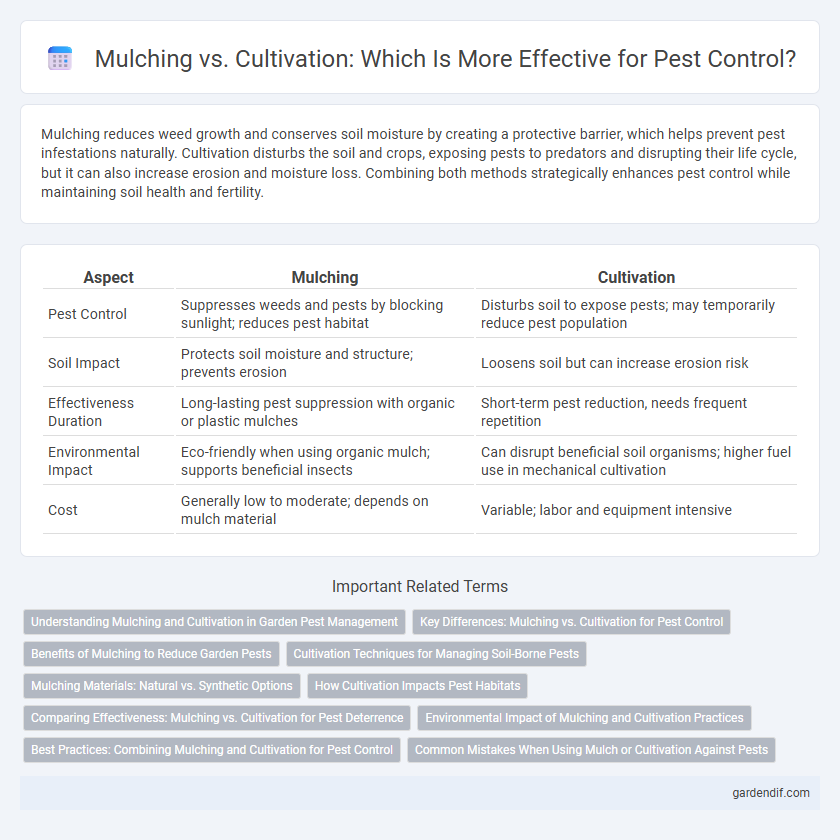 Mulching vs. Cultivation: Which Is More Effective for Pest Control?