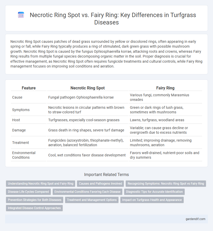 Necrotic Ring Spot vs. Fairy Ring: Key Differences in Turfgrass Diseases