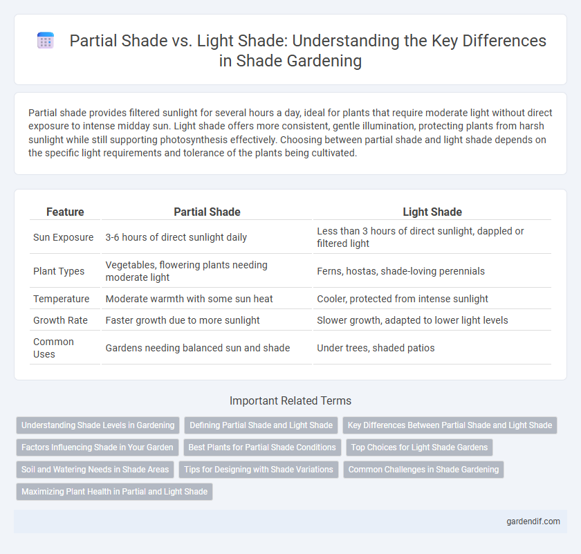 Partial Shade vs. Light Shade: Understanding the Key Differences in Shade Gardening