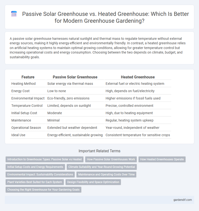 Passive Solar Greenhouse vs. Heated Greenhouse: Which Is Better for Modern Greenhouse Gardening?