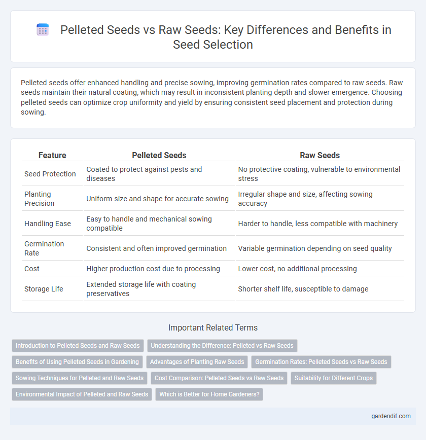 Pelleted Seeds vs Raw Seeds: Key Differences and Benefits in Seed Selection