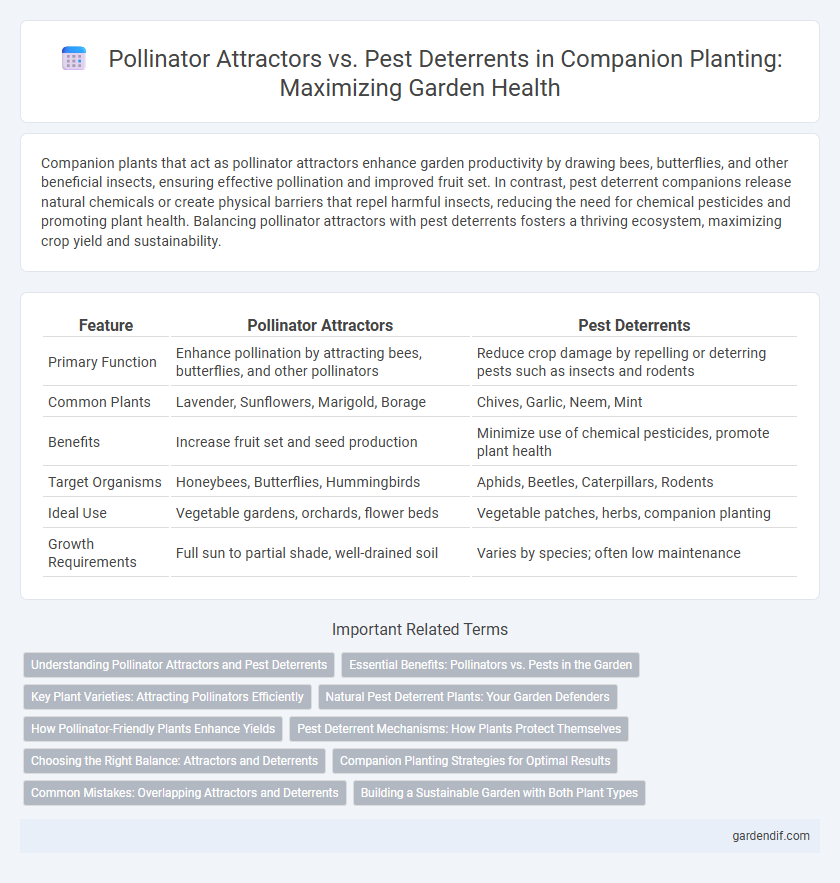 Pollinator Attractors vs. Pest Deterrents in Companion Planting: Maximizing Garden Health