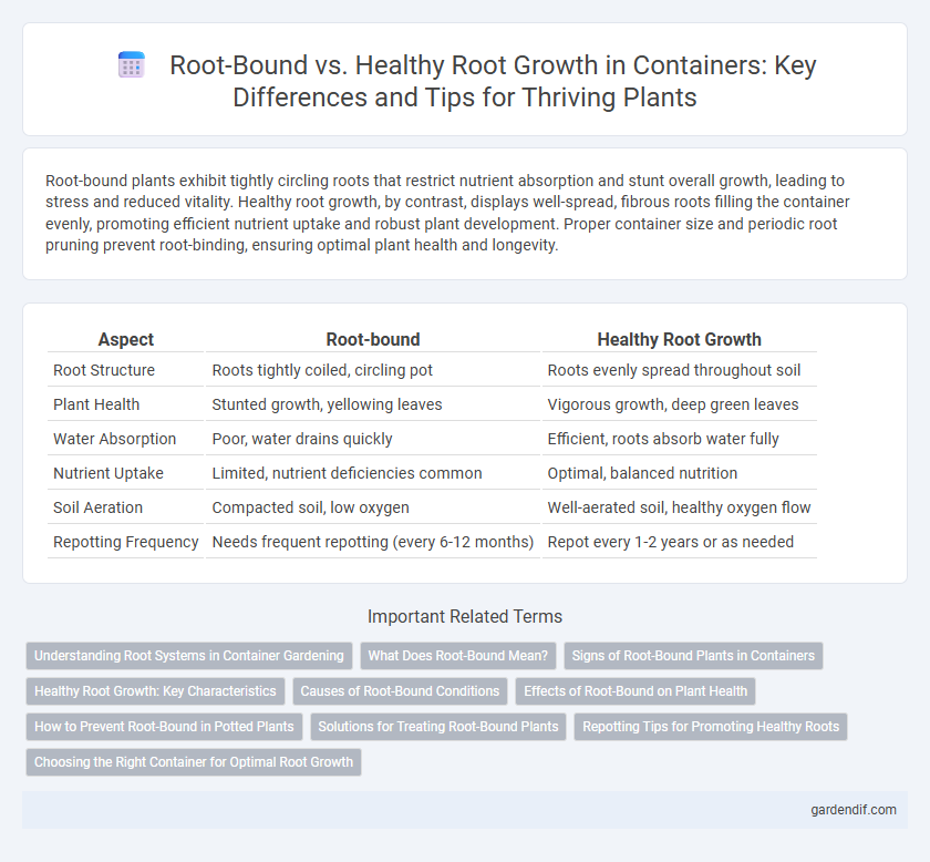 Root-Bound vs. Healthy Root Growth in Containers: Key Differences and Tips for Thriving Plants