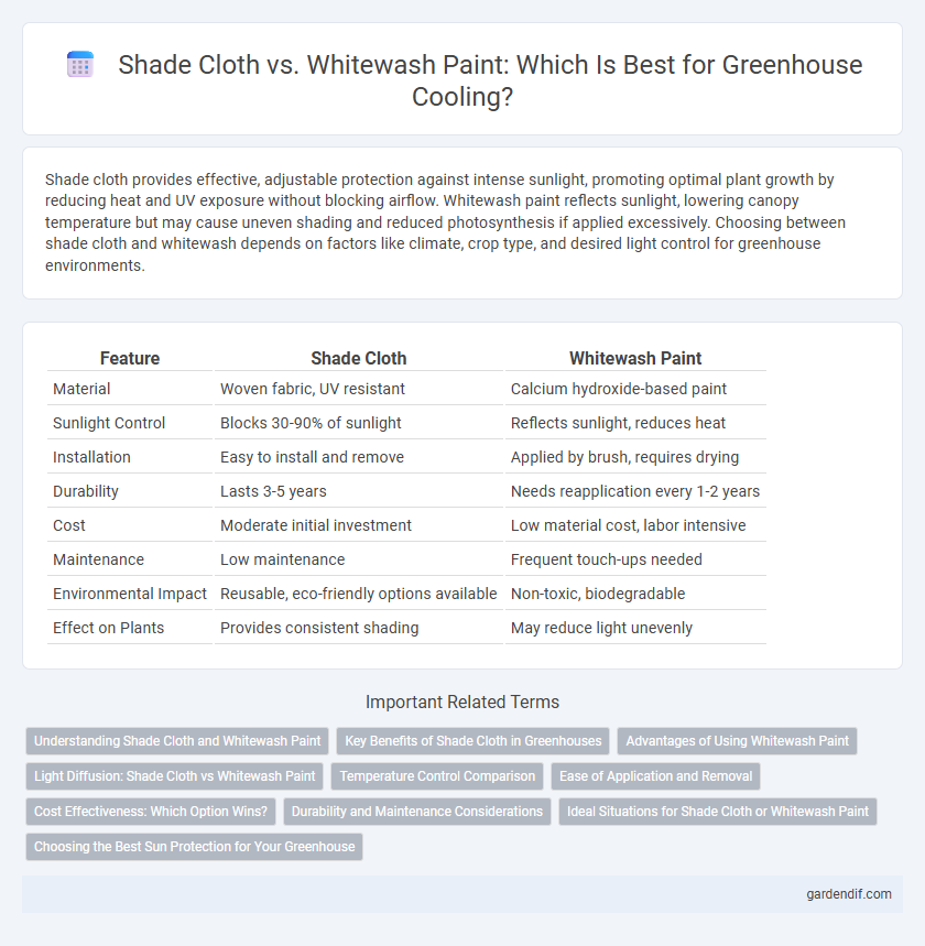 Shade Cloth vs. Whitewash Paint: Which Is Best for Greenhouse Cooling?