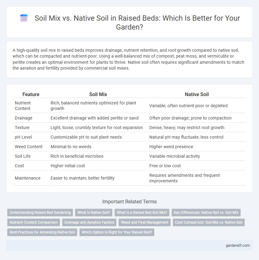 Soil Mix vs. Native Soil in Raised Beds: Which Is Better for Your Garden?