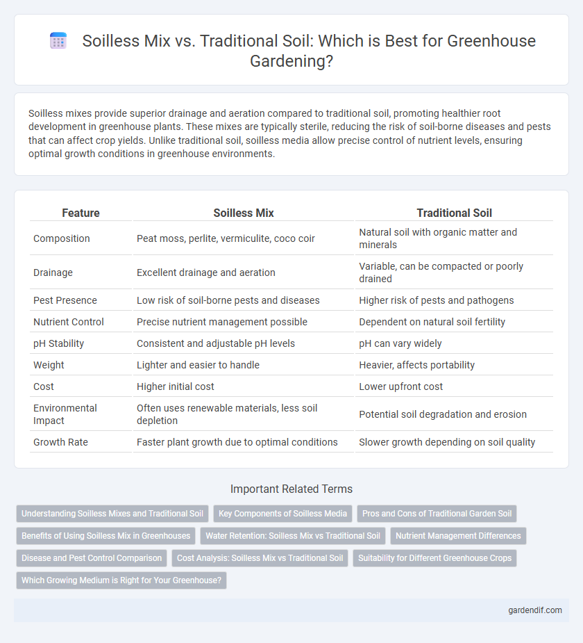 Soilless Mix vs. Traditional Soil: Which is Best for Greenhouse Gardening?