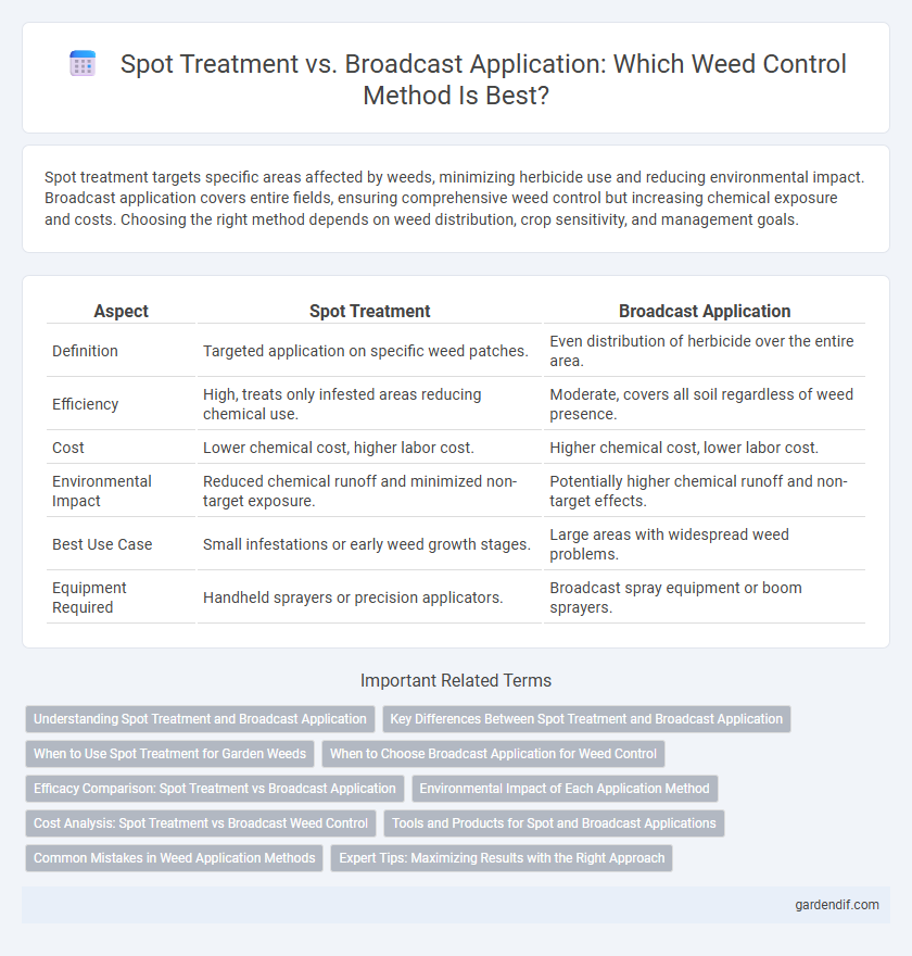 Spot Treatment vs. Broadcast Application: Which Weed Control Method Is Best?