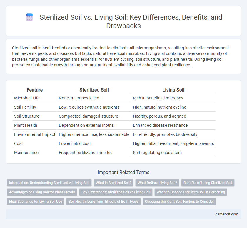 Sterilized Soil vs. Living Soil: Key Differences, Benefits, and Drawbacks