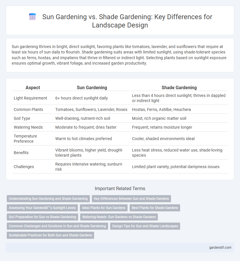Sun Gardening vs. Shade Gardening: Key Differences for Landscape Design