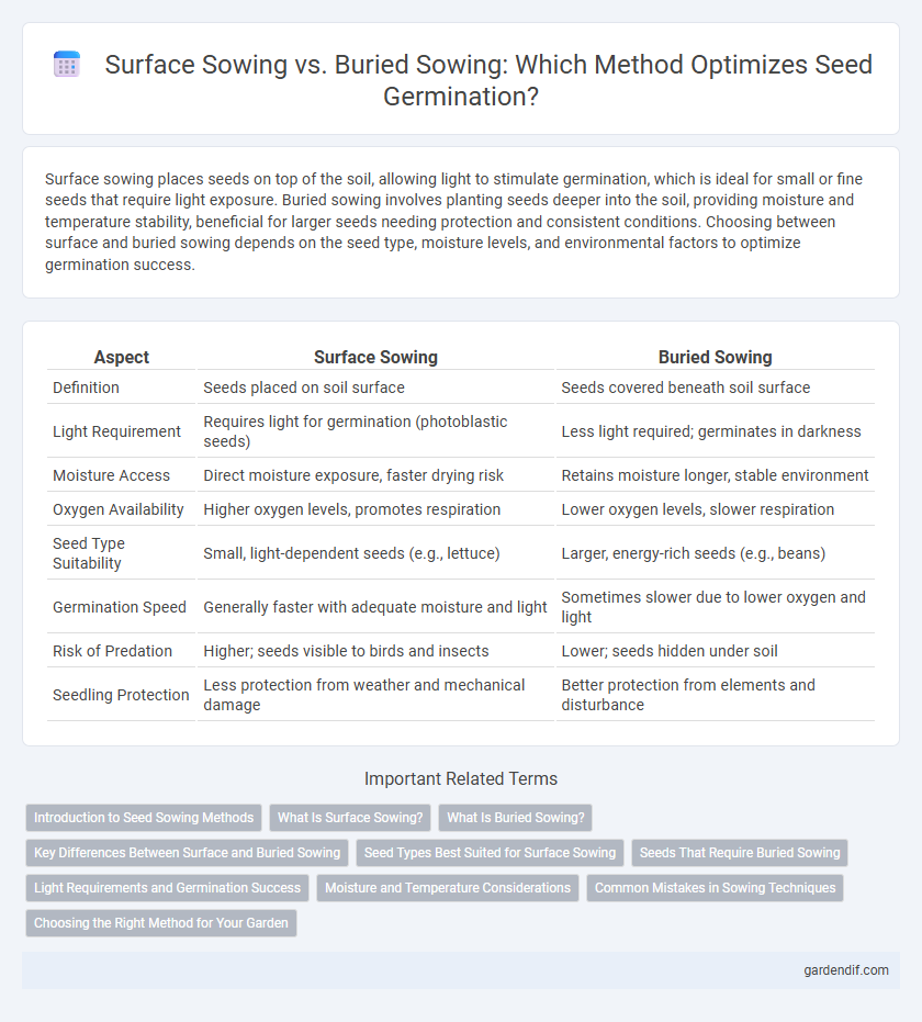 Surface Sowing vs. Buried Sowing: Which Method Optimizes Seed Germination?