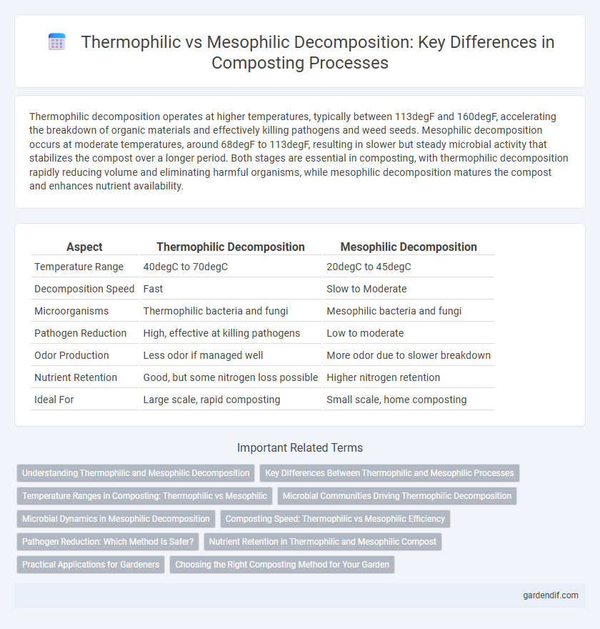 Thermophilic vs Mesophilic Decomposition: Key Differences in Composting Processes