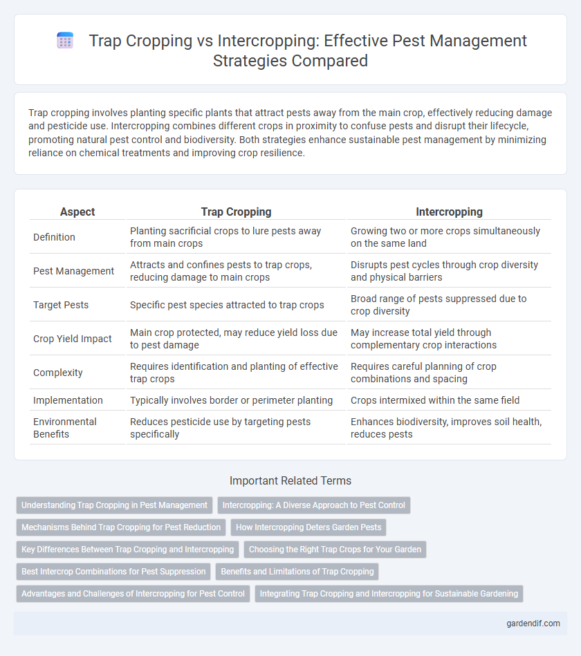 Trap Cropping vs Intercropping: Effective Pest Management Strategies Compared
