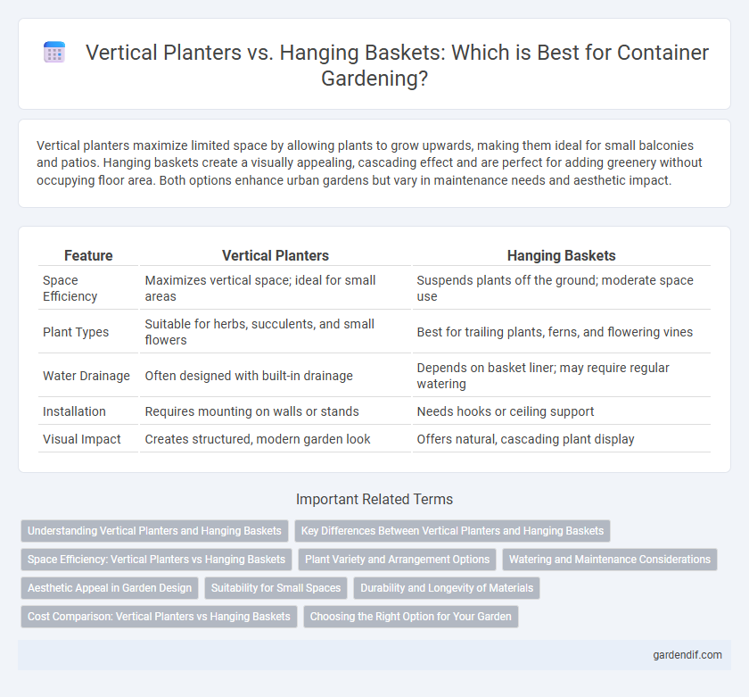 Vertical Planters vs. Hanging Baskets: Which is Best for Container Gardening?