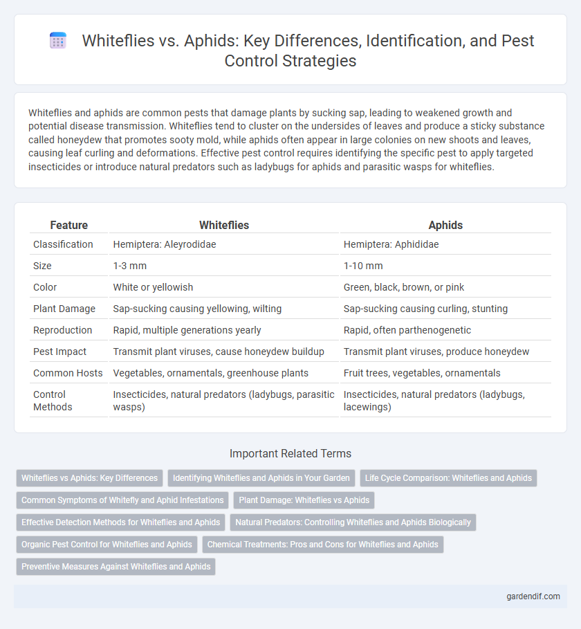 Whiteflies vs. Aphids: Key Differences, Identification, and Pest Control Strategies